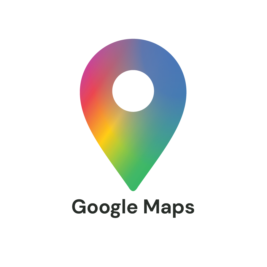 Google Maps keychain artwork