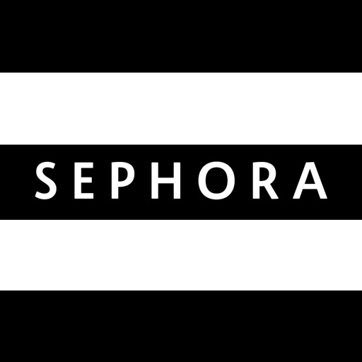 Sephora App Store icon in an illustrative acrylic keychain